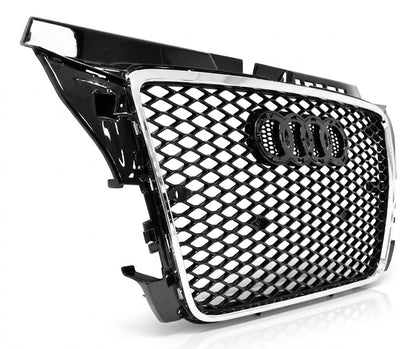 Parrilla Estilo Rs3 Para Audi A3 8p 08-13 Borde Cromado