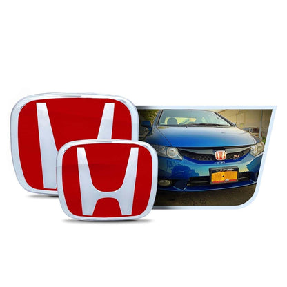 Kit X2 de Emblemas Exteriores para Honda Civic 2006-2016 en Varios Colores