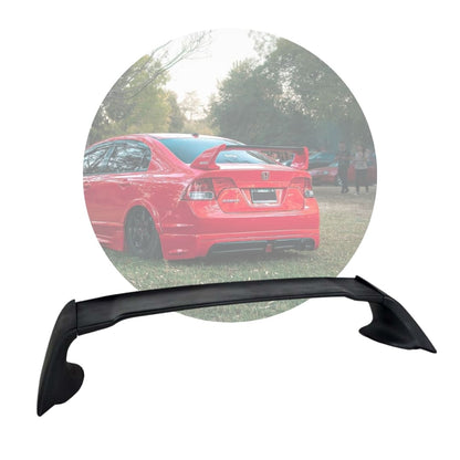Alerón MUGEN para Honda Civic Si 06-15 de 3 Piezas