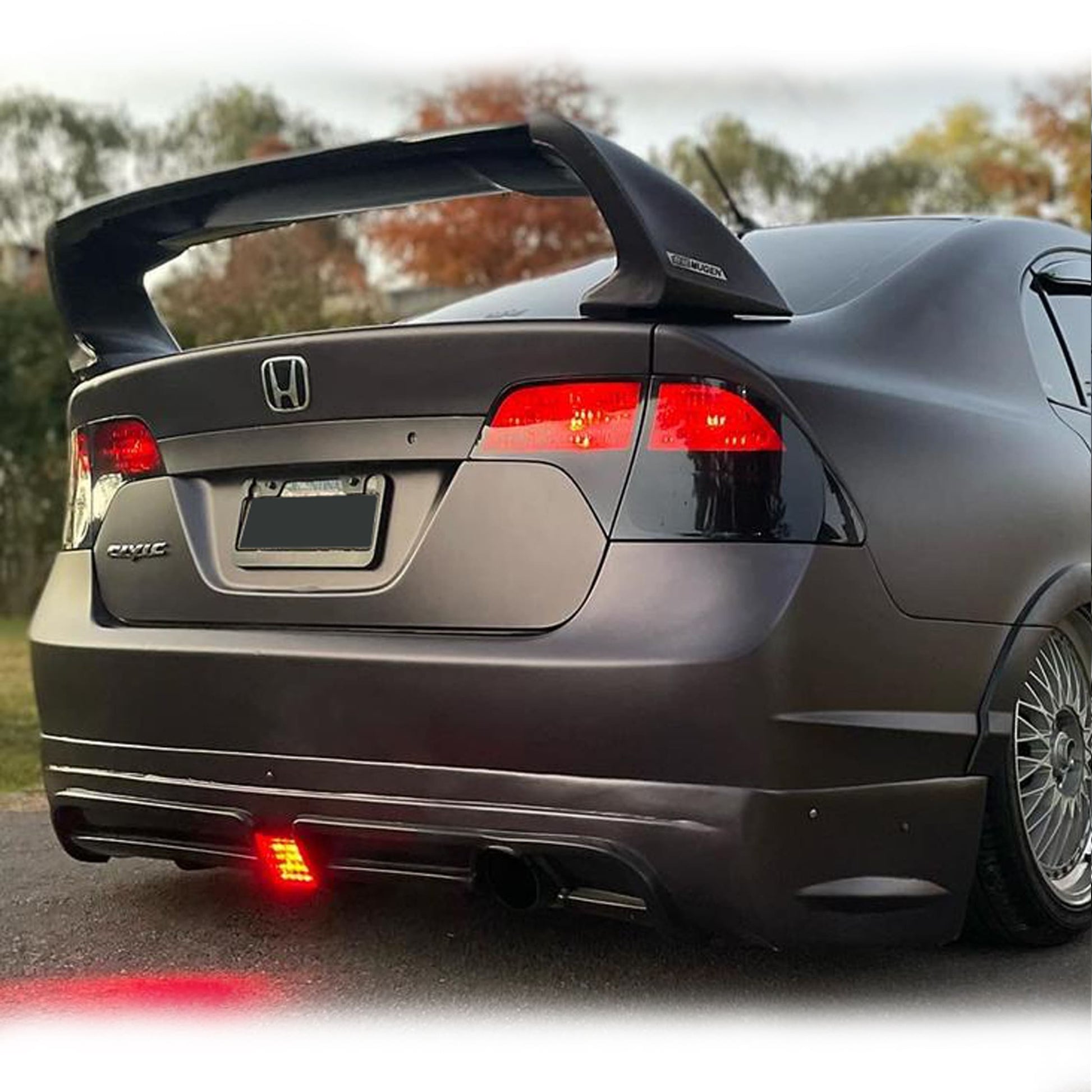 Alerón MUGEN para Honda Civic Si 06-15 de 3 Piezas