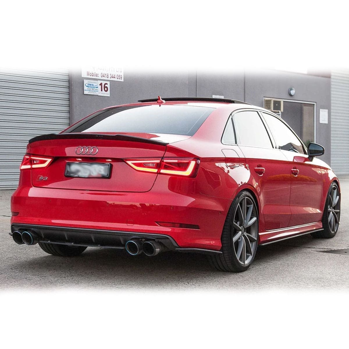 Alerón Audi A3/S3 Sedan 8V 14-20 V Style