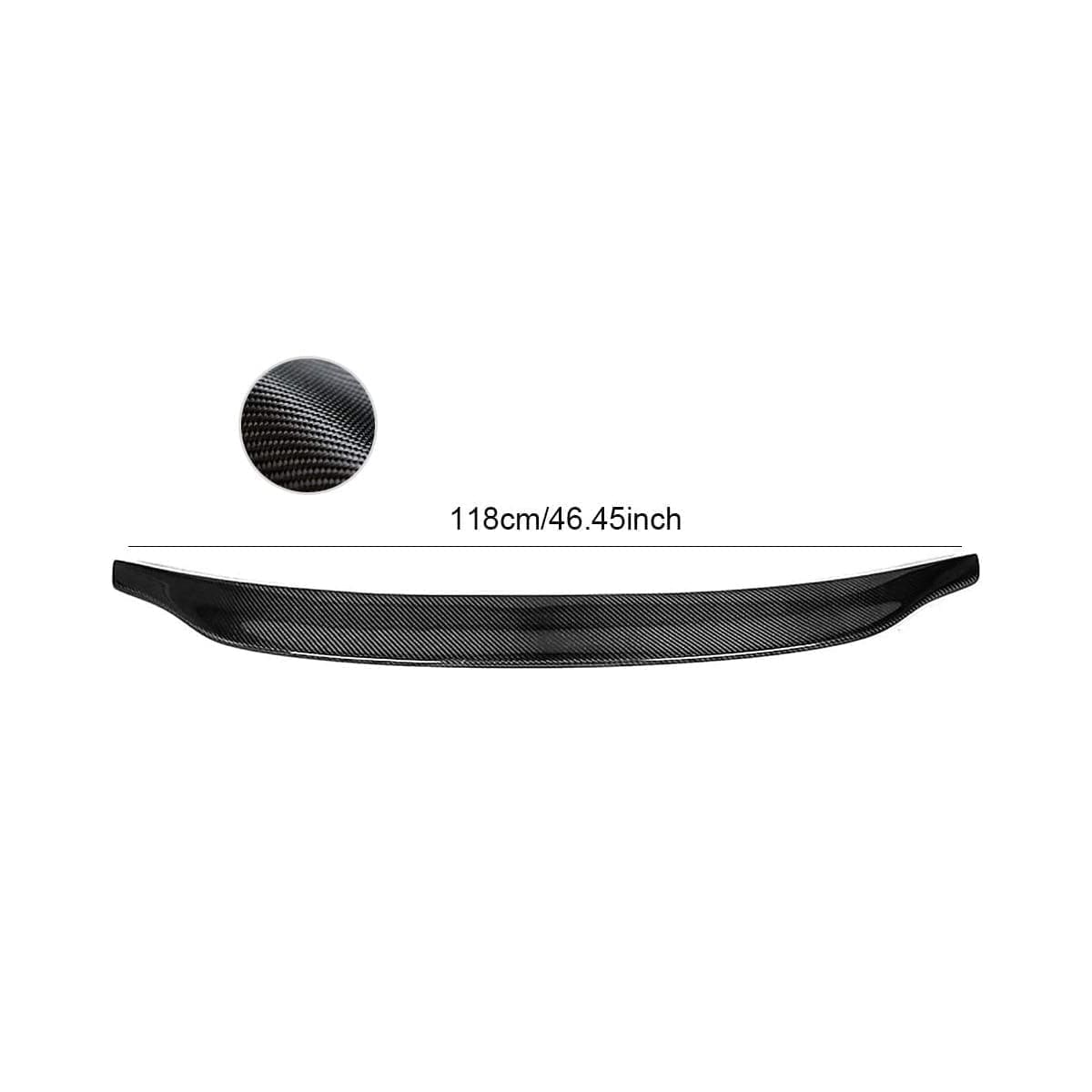 Alerón para Audi A5/S5 2008-2016 Fibra de Carbono