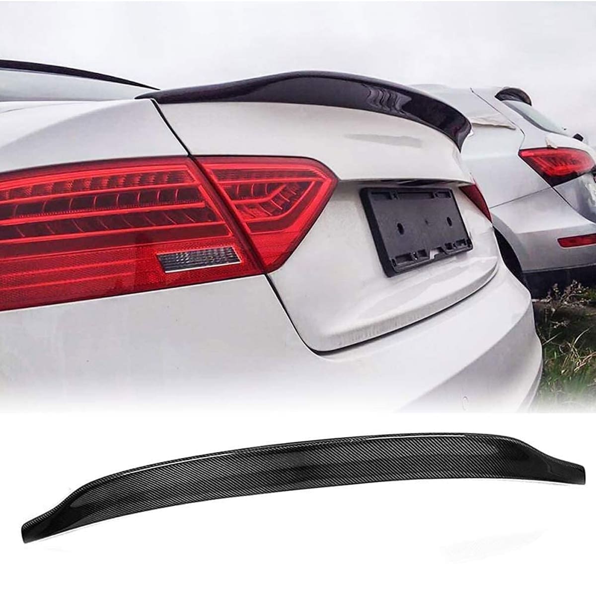 Alerón para Audi A5/S5 2008-2016 Fibra de Carbono