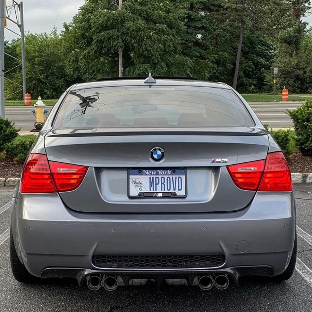 Aleron M3 BMW Serie 3 Sedan E90 Negro Brillante
