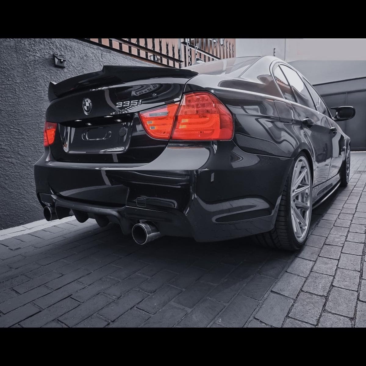 Aleron Estilo M4 para BMW Serie 3 Sedan E90 Negro Brillante