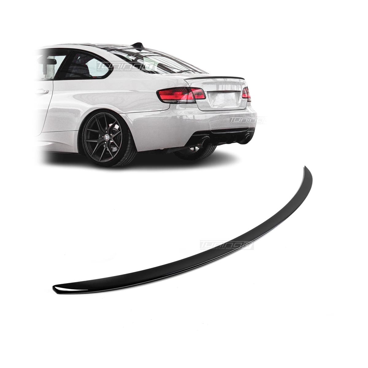 Aleron M3 BMW Serie 3 Coupe E92 Negro Brillante