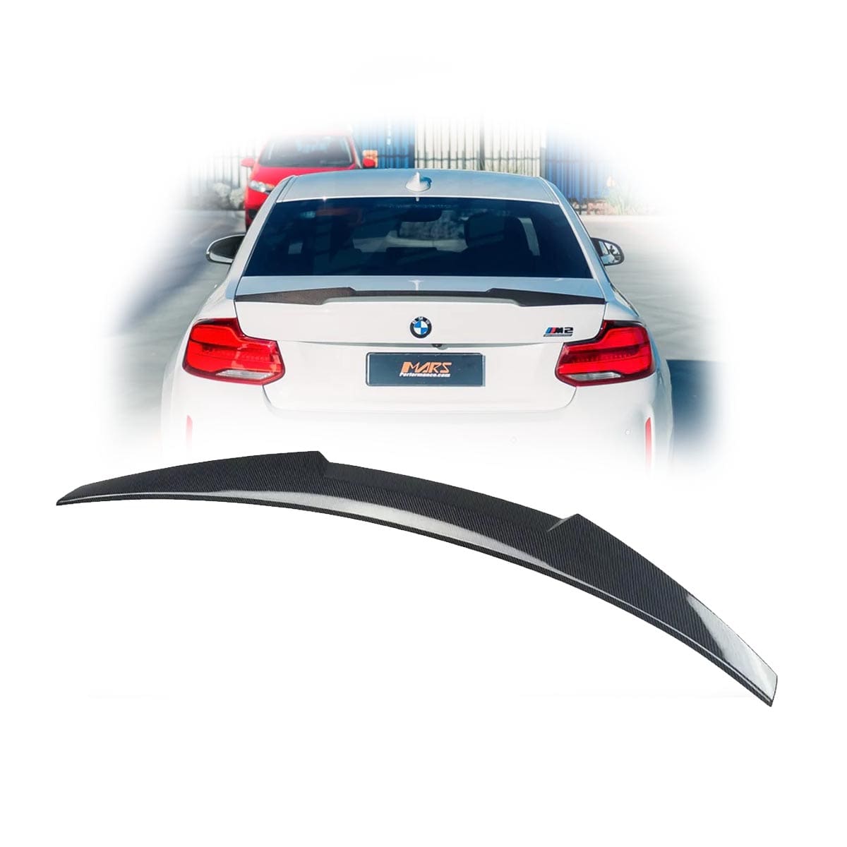 Aleron BMW Serie 2 240 235 220 F22 F23 Tipo M4 Fibra Carbono
