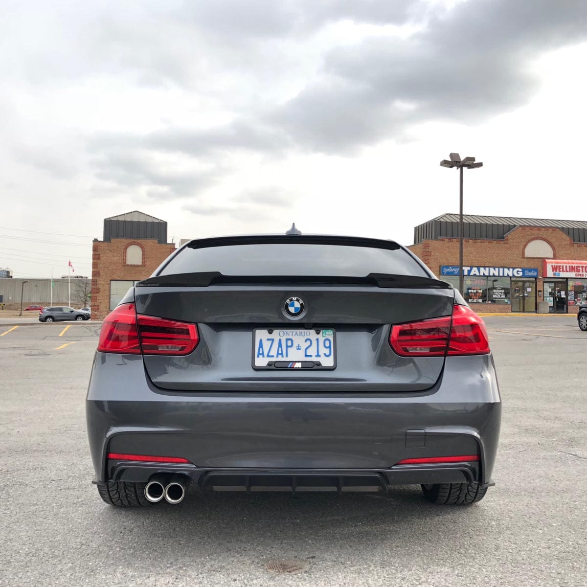 Aleron Estilo M4 para BMW Serie 3 F30 13-19 ABS Negro Brillante