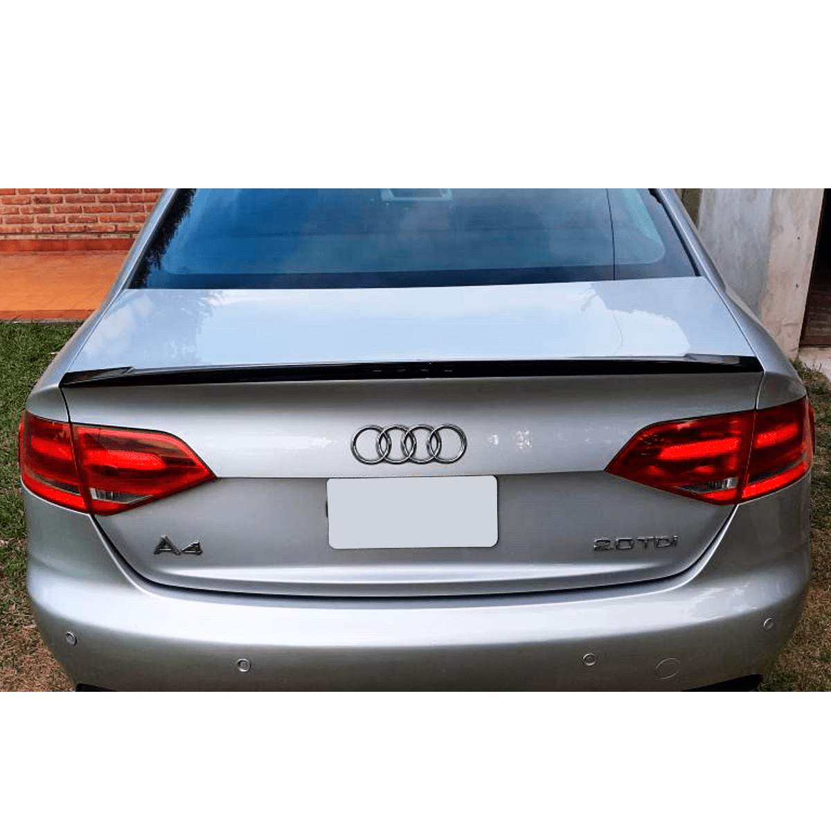 Alerón Audi A4 B8 08-15 Negro Brillante Plástico ABS