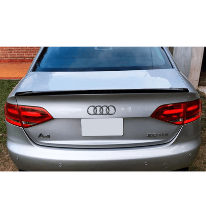 Alerón Audi A4 B8 08-15 Negro Brillante Plástico ABS