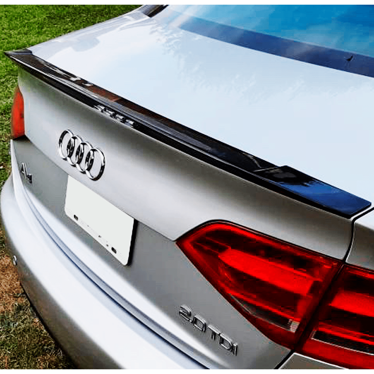 Alerón Audi A4 B8 08-15 Negro Brillante Plástico ABS