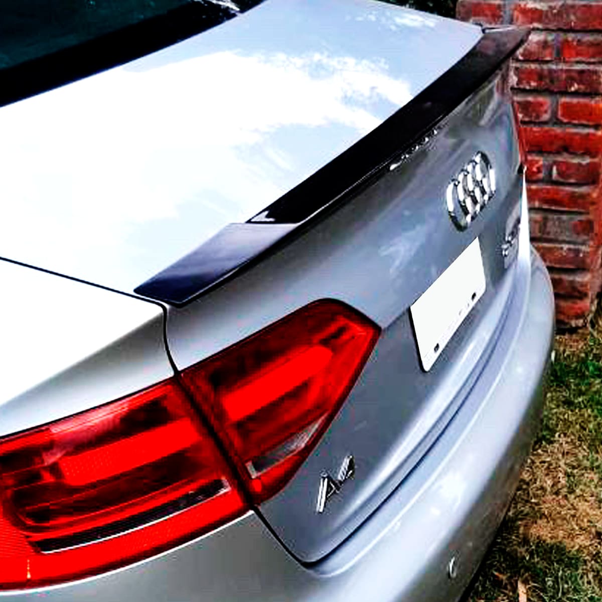 Alerón Audi A4 B8 08-15 Negro Brillante Plástico ABS