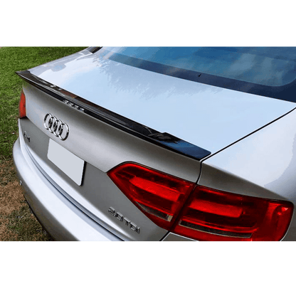 Alerón Audi A4 B8 08-15 Negro Brillante Plástico ABS