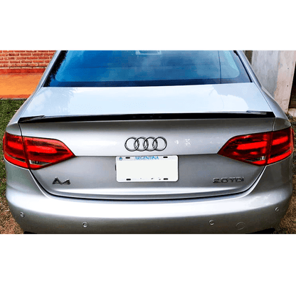 Alerón Audi A4 B8 08-15 Negro Brillante Plástico ABS