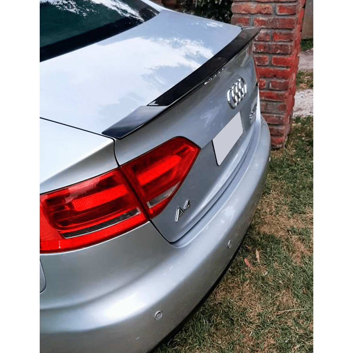 Alerón Audi A4 B8 08-15 Negro Brillante Plástico ABS