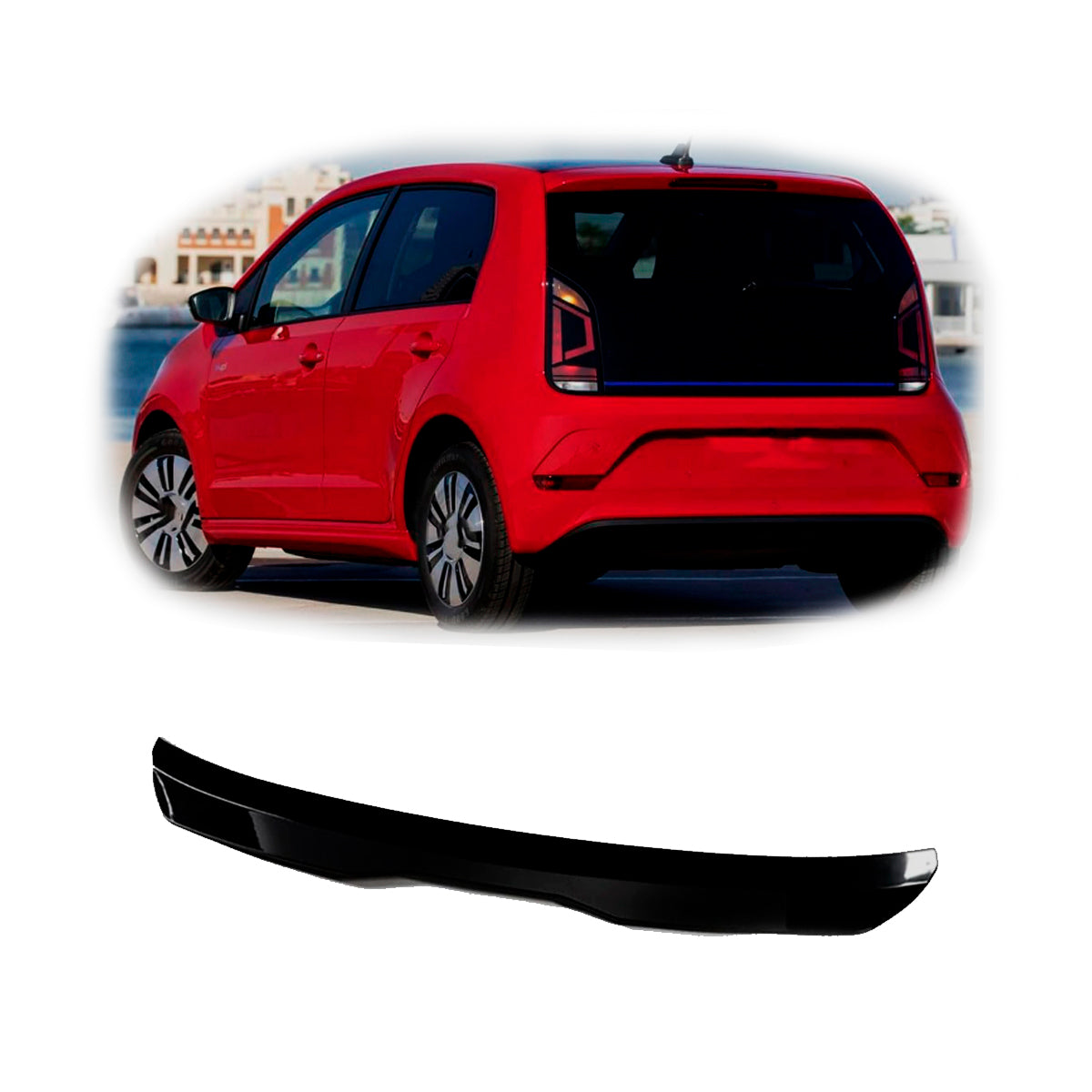 Alerón Volkswagen Up 11-21 Negro Brillante