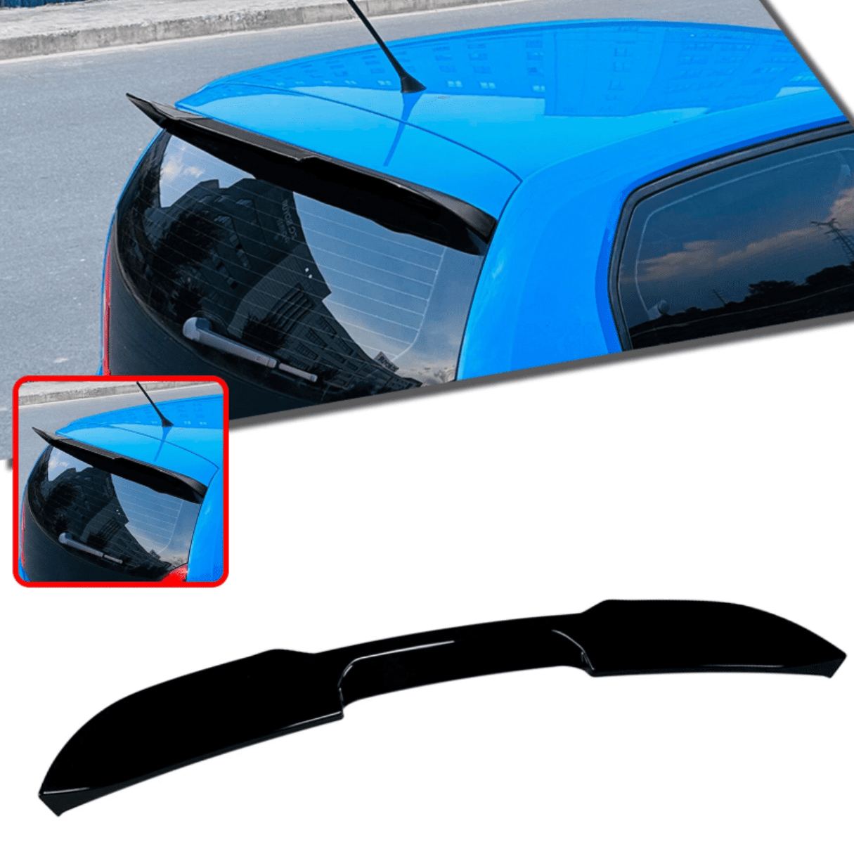 Alerón Volkswagen Up 11-21 Negro Brillante
