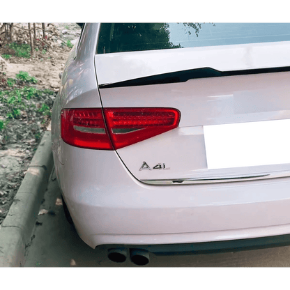 Alerón para Audi A4 B8 B8.5 2009-2019 V-style Negro Brillante
