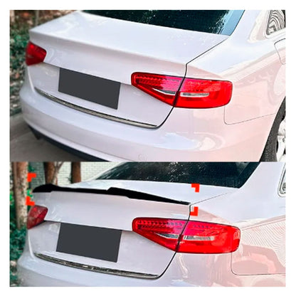 Alerón para Audi A4 B8 B8.5 2009-2019 V-style Negro Brillante