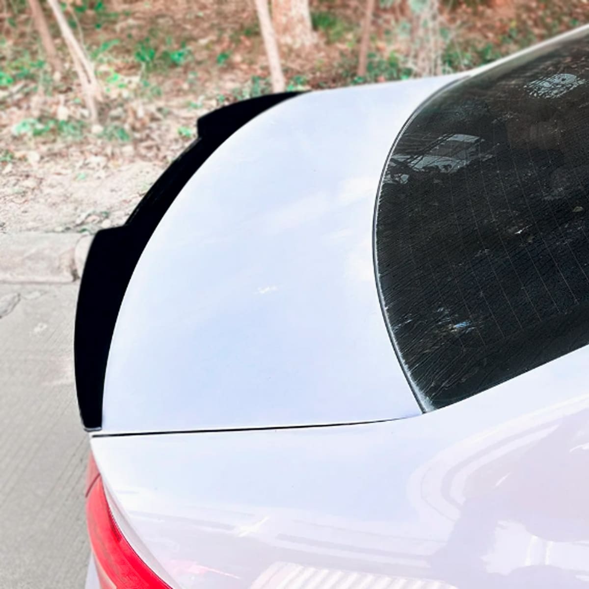 Alerón para Audi A4 B8 B8.5 2009-2019 V-style Negro Brillante