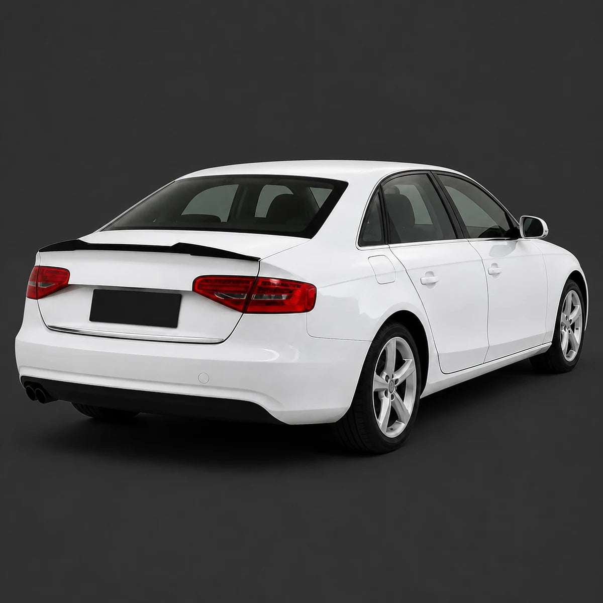 Alerón para Audi A4 B8 B8.5 2009-2019 V-style Negro Brillante. [IRP-CATALOG:ALER051-GALLERY-4-O.webp:a2ecc5b05c281f03]