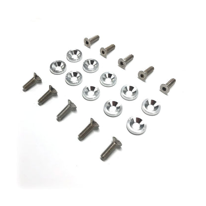 Arandelas Anodizadas Aluminio Moto Auto Atv Jdm X10 6mm M6