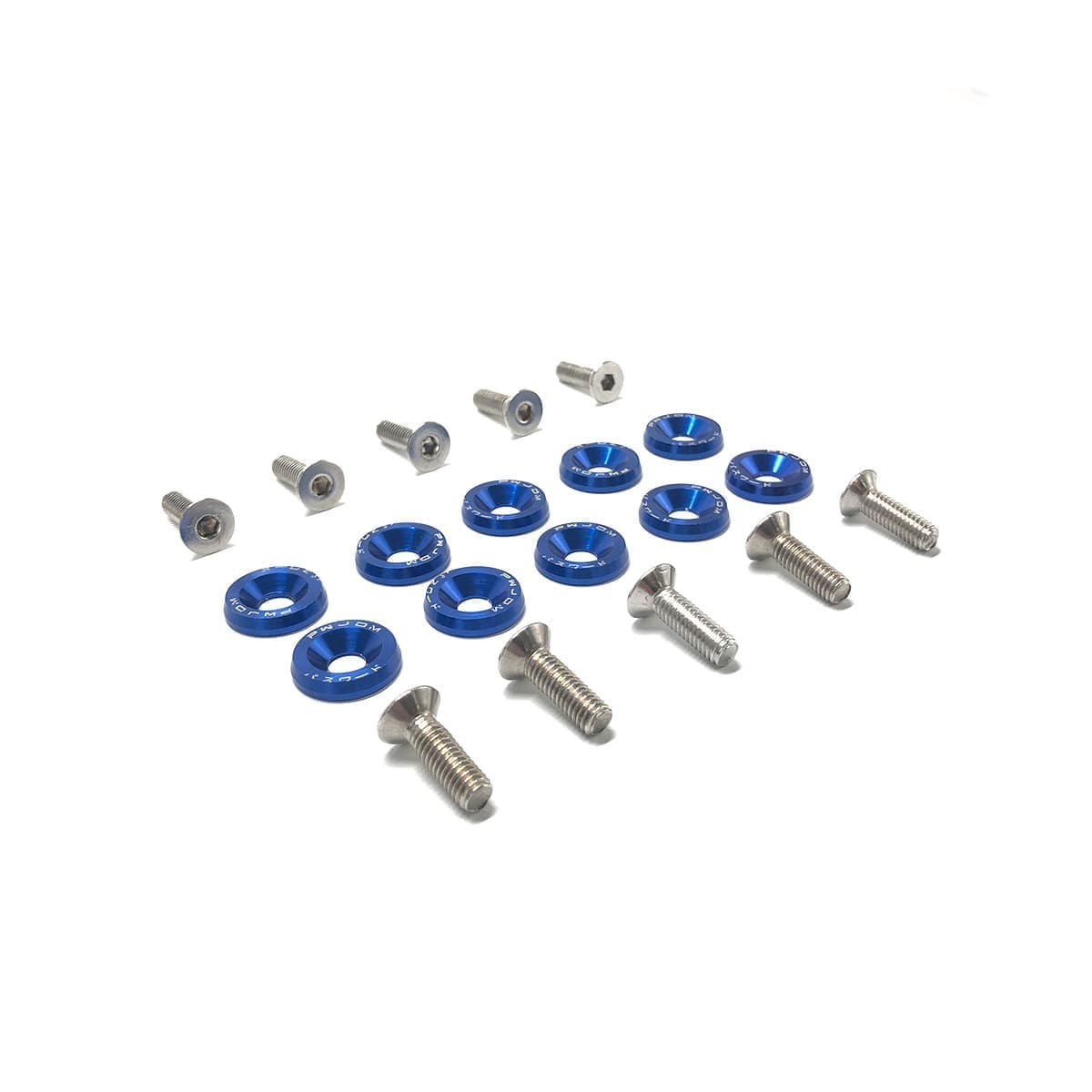 Arandelas Anodizadas Aluminio Moto Auto Atv Jdm X10 6mm M6