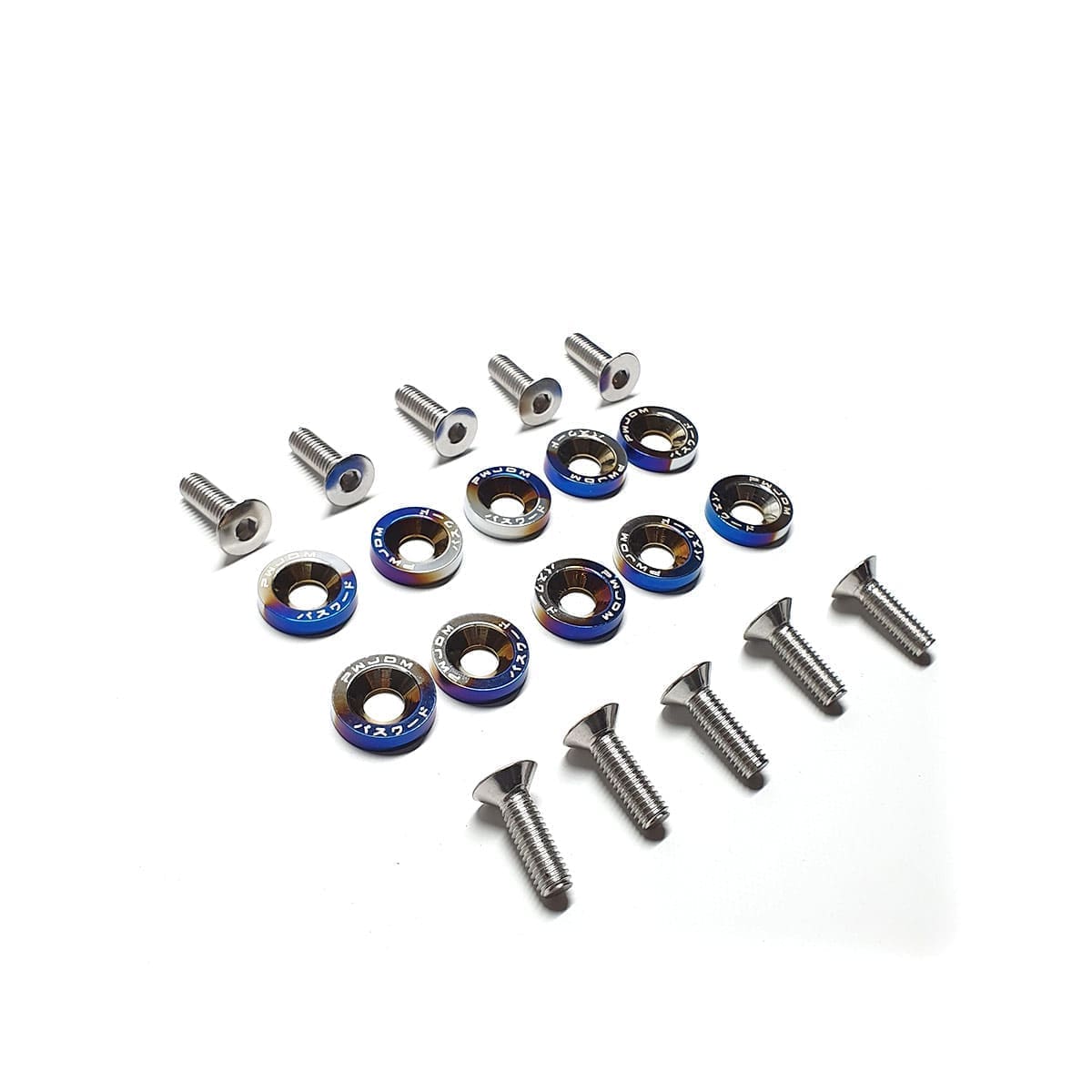 Arandelas Anodizadas Aluminio Moto Auto Atv Jdm X10 6mm M6
