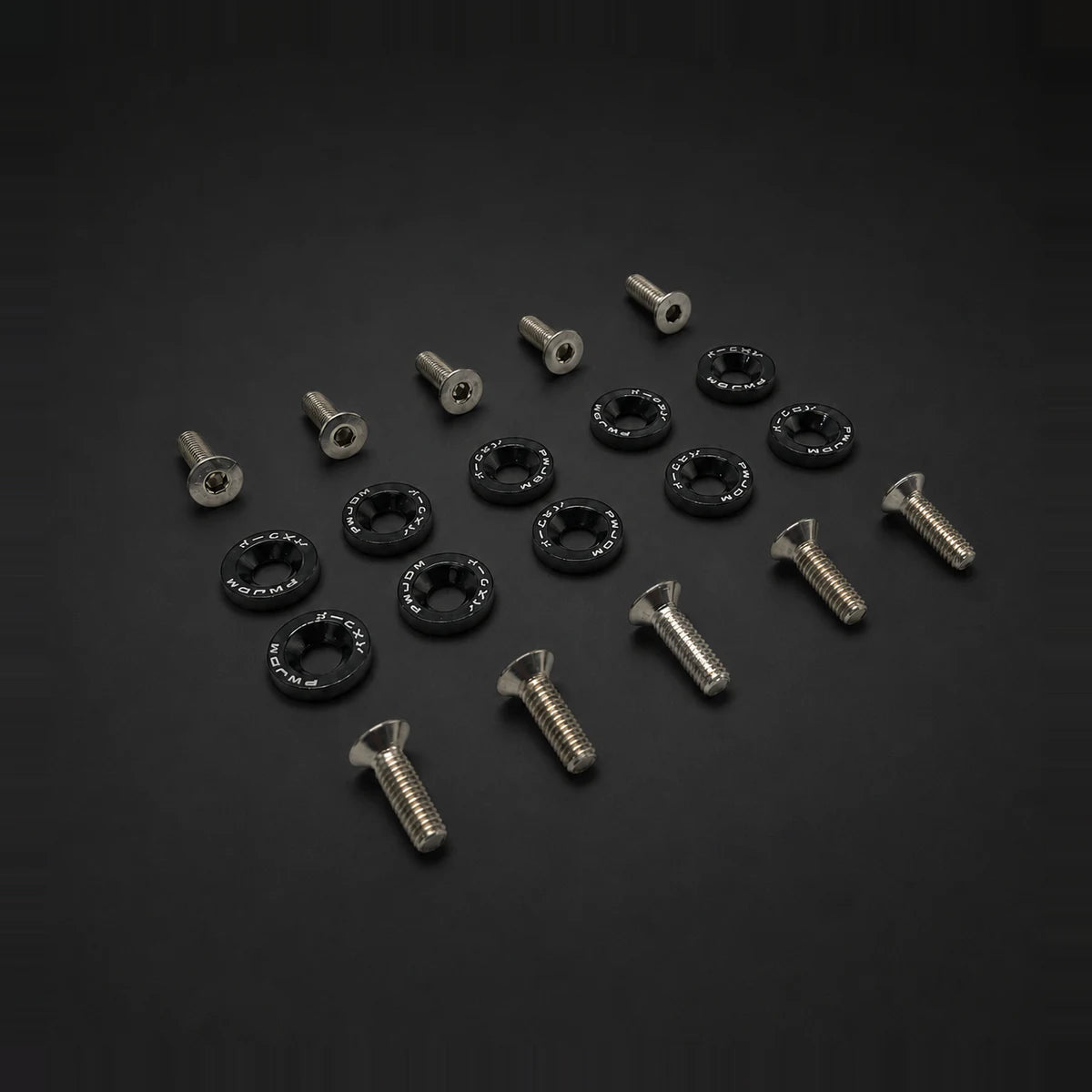 Arandelas Anodizadas Aluminio Moto Auto Atv Jdm X10 6mm M6. [IRP-CATALOG:ARAN002-NEG-1-O.webp:24dd083b8f227c4d]
