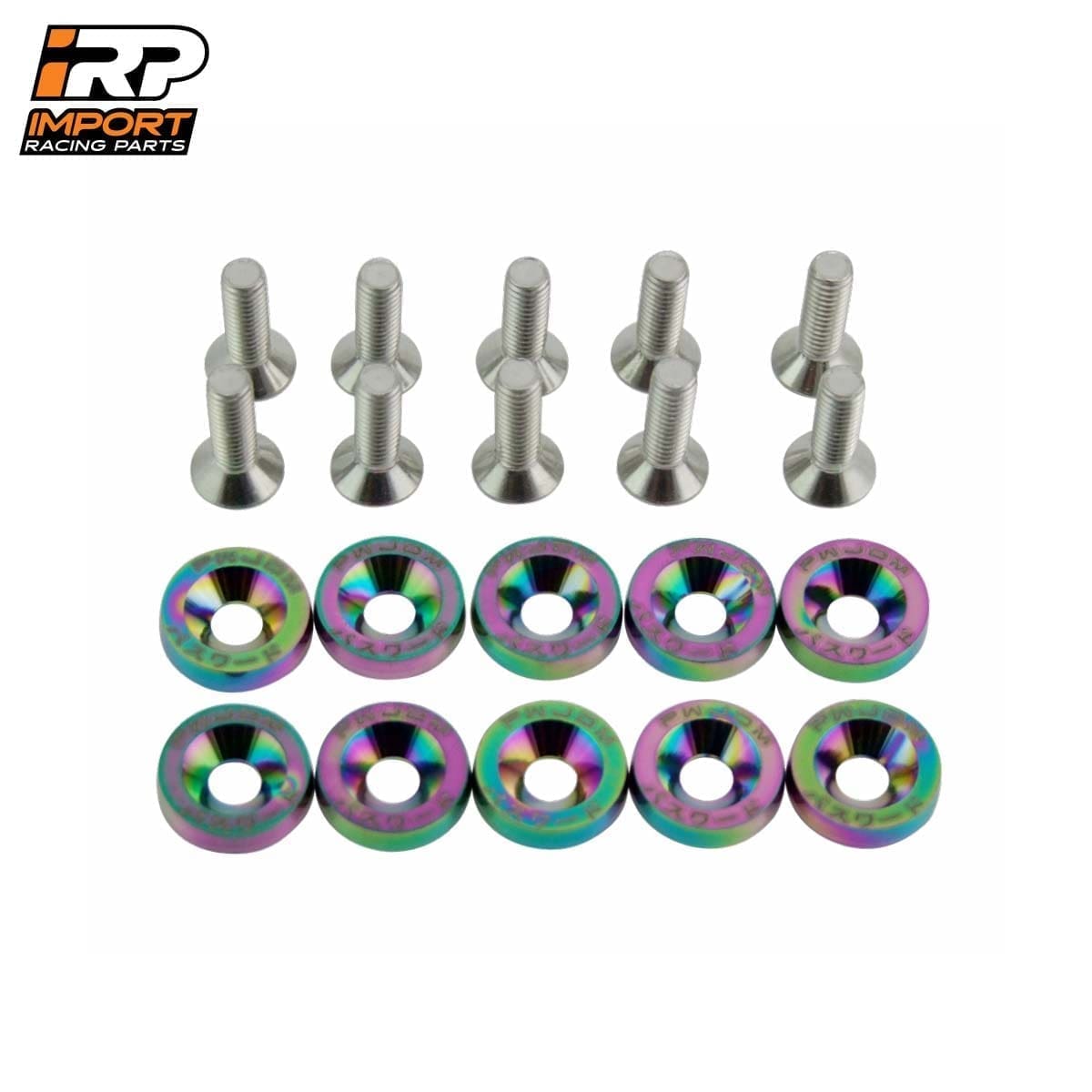 Arandelas Anodizada Aluminio Moto Auto Atv Jdm X6 6mm M6