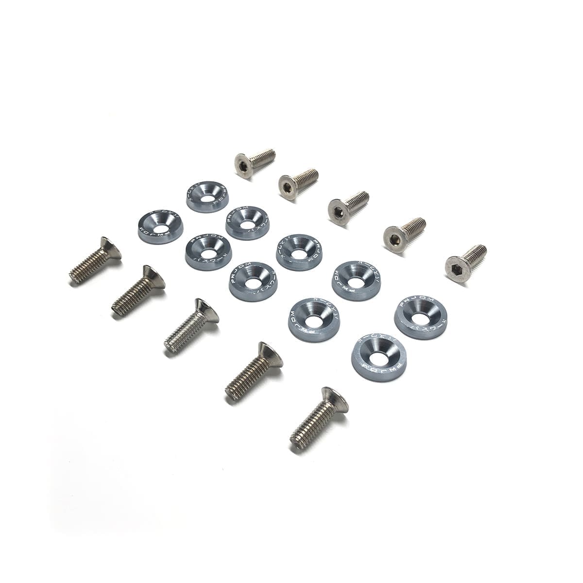Arandelas Anodizadas Aluminio Moto Auto Atv Jdm X10 6mm M6