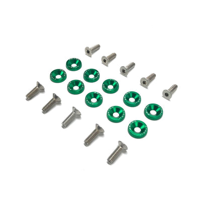 Arandelas Anodizadas Aluminio Moto Auto Atv Jdm X10 6mm M6