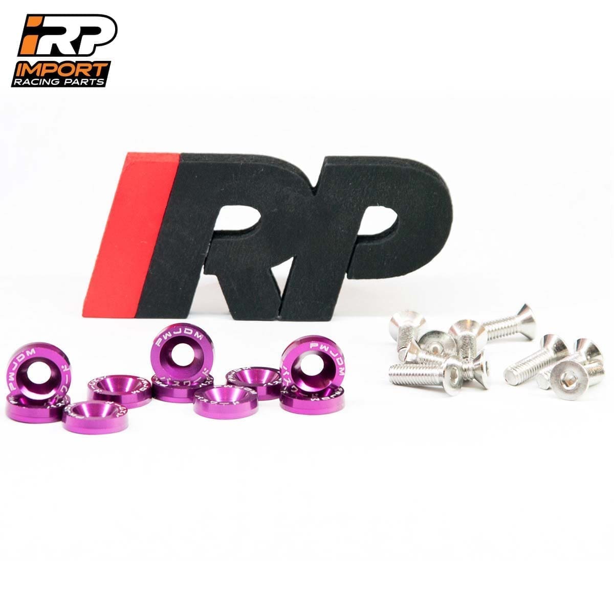 Arandelas Anodizada Aluminio Moto Auto Atv Jdm X6 6mm M6