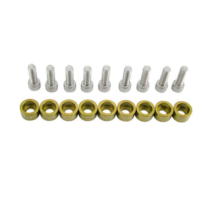Arandelas Anodizadas 8mm Escape Honda Auto Moto Atv X9 M8
