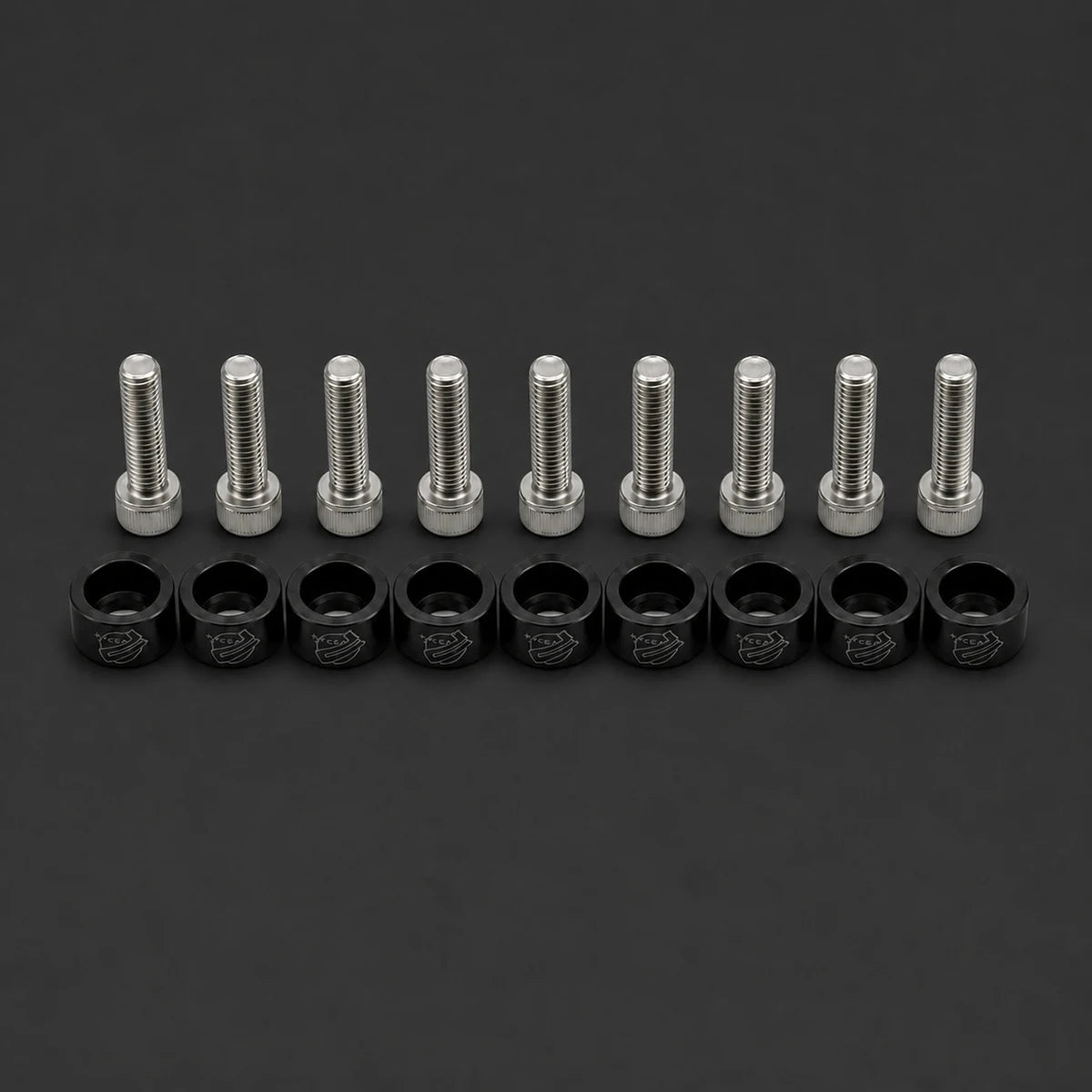 Arandelas Anodizadas 8mm Escape Honda Auto Moto Atv X9 M8. [IRP-CATALOG:ARAN005-NEG-GALLERY-1-O.webp:eb94894f0510890e]