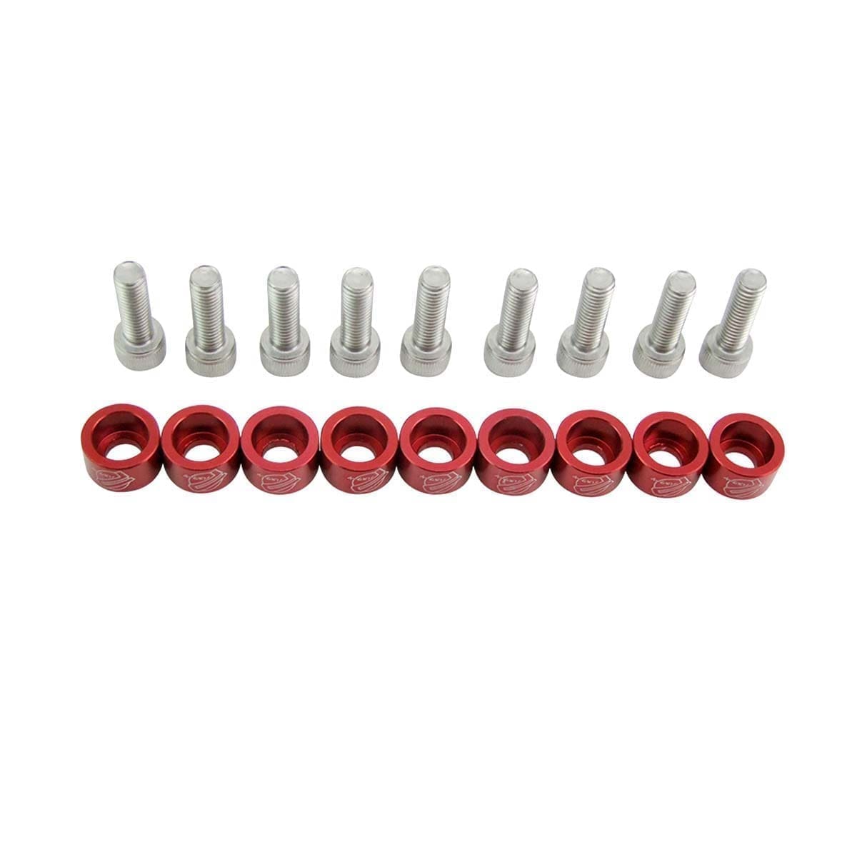 Arandelas Anodizadas 8mm Escape Honda Auto Moto Atv X9 M8