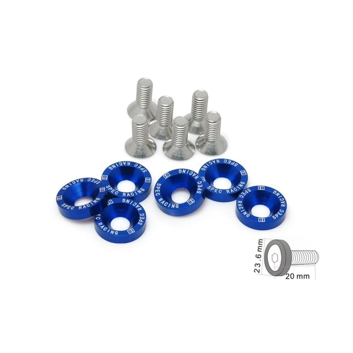 Arandelas Anodizadas Atv/Moto/Auto Jdm X6 M8