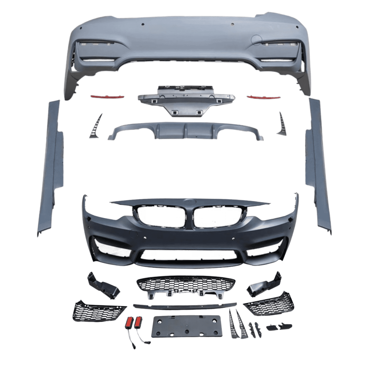 Bodykit Paragolpes Estilo M4 Para Bmw Serie 4 F32 F33 F36