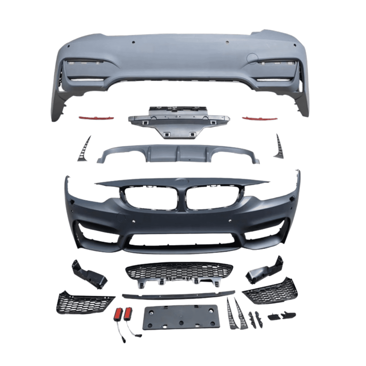 Bodykit Paragolpes Estilo M4 Para Bmw Serie 4 F32 F33 F36