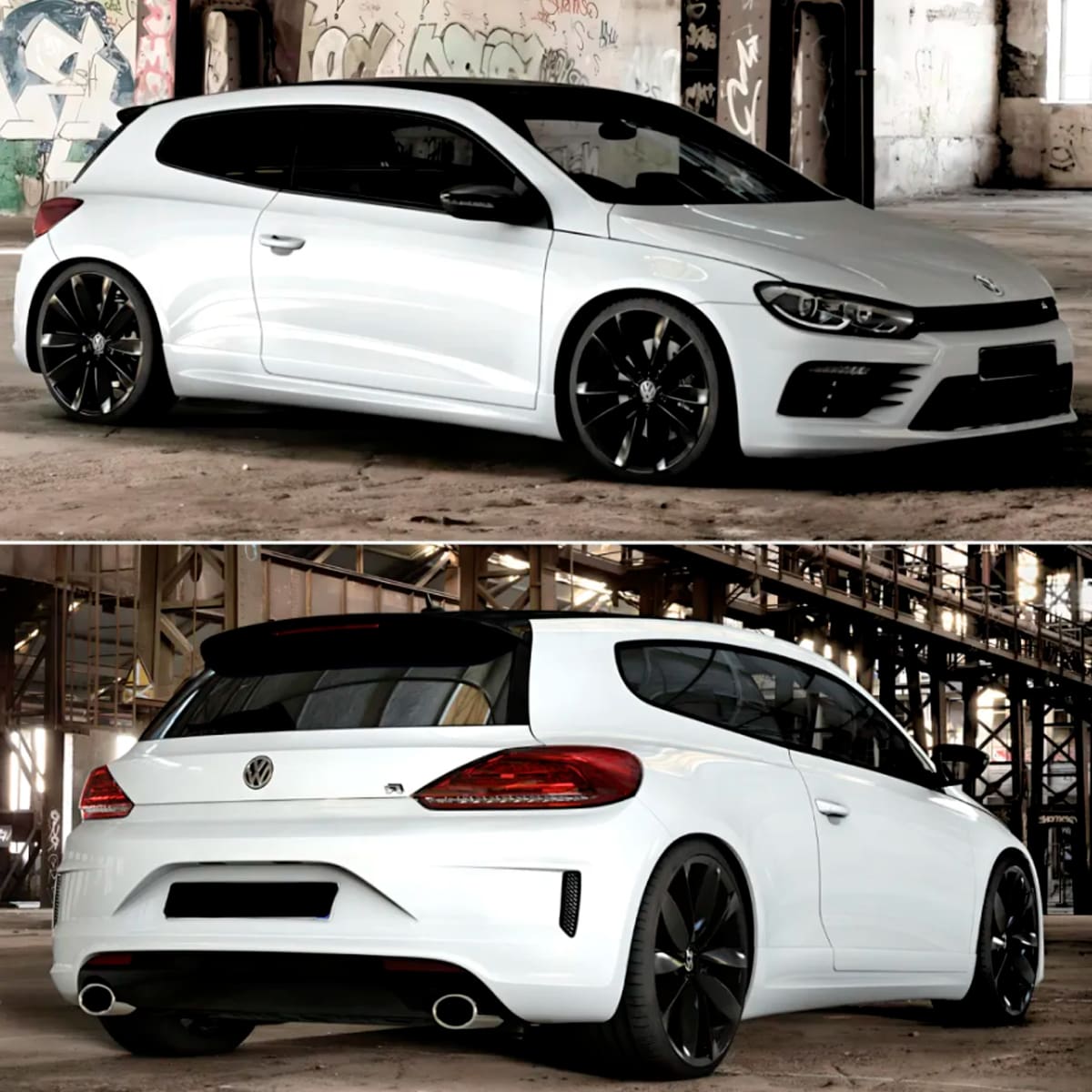 Bodykit Estilo Scirocco R para Volkswagen Scirocco 2010-2015