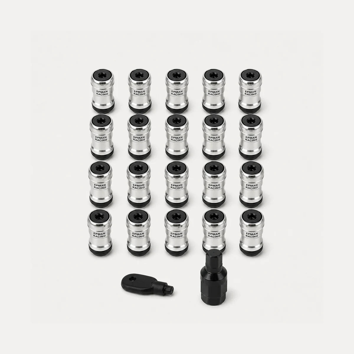 Kit 20 Tuercas Lug Nuts Epman 12x1.25 Acero Seguridad. [IRP-CATALOG:BULO010-NEG-1.25-1-C.webp:94251953bc9a5422]