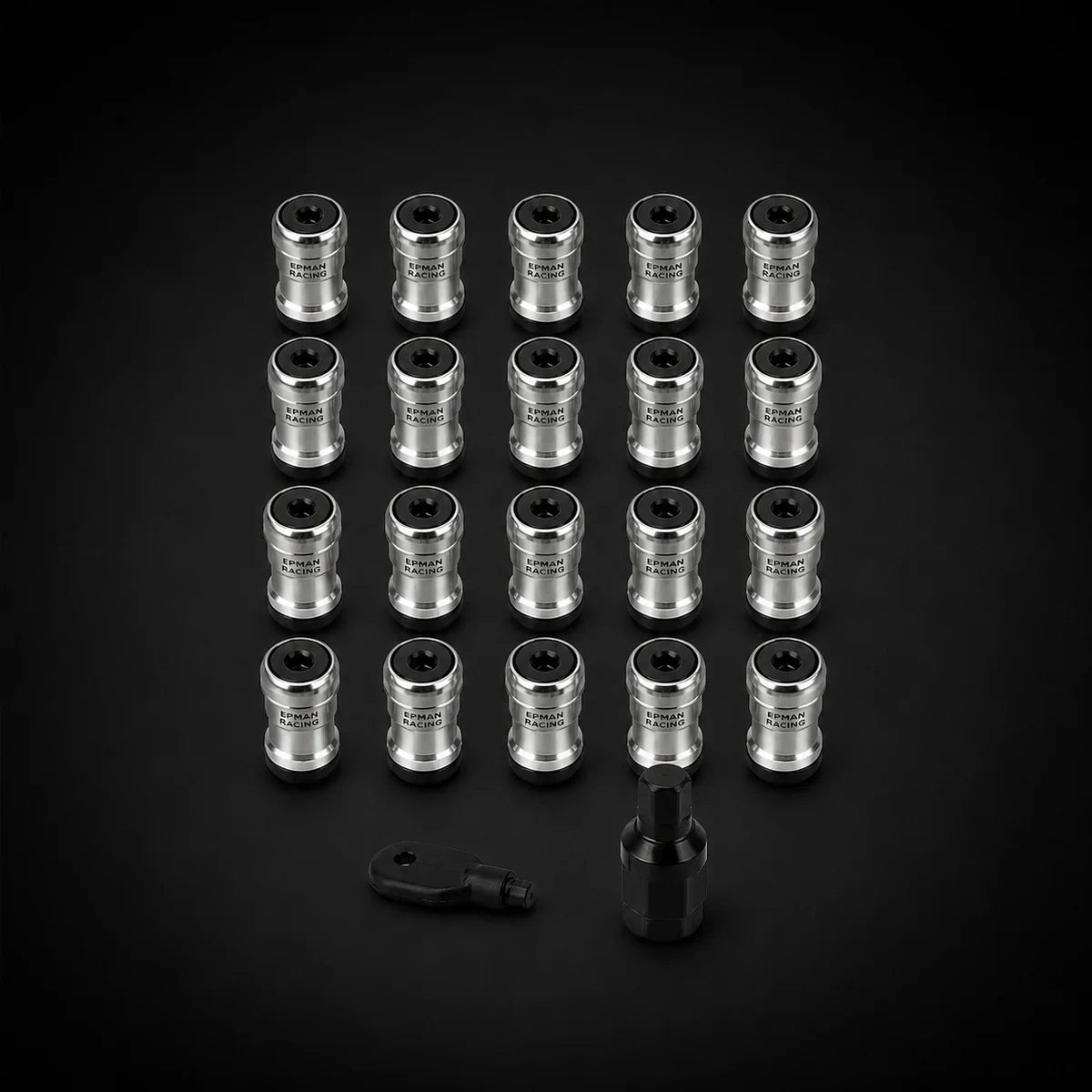 Kit 20 Tuercas Lug Nuts Epman 12x1.25 Acero Seguridad. [IRP-CATALOG:BULO010-NEG-1.25-1-O.webp:aedea63fe11d939c]
