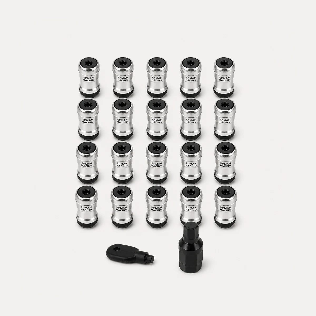 Kit 20 Tuercas Lug Nuts Epman 12x1.25 Acero Seguridad. [IRP-CATALOG:BULO010-NEG-1.25-GALLERY-1-C.webp:431f13a90ab6c0b7]