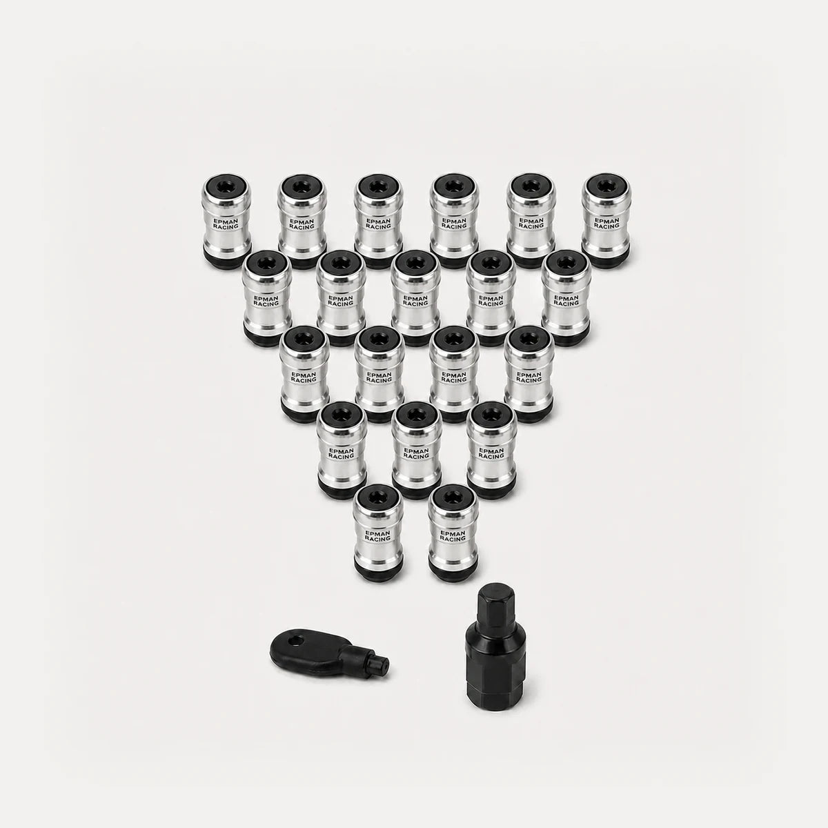 Kit 20 Tuercas Lug Nuts Epman 12x1.25 Acero Seguridad. [IRP-CATALOG:BULO010-NEG-1.25-GALLERY-2-C.webp:7d9a3eabec1fa3fe]
