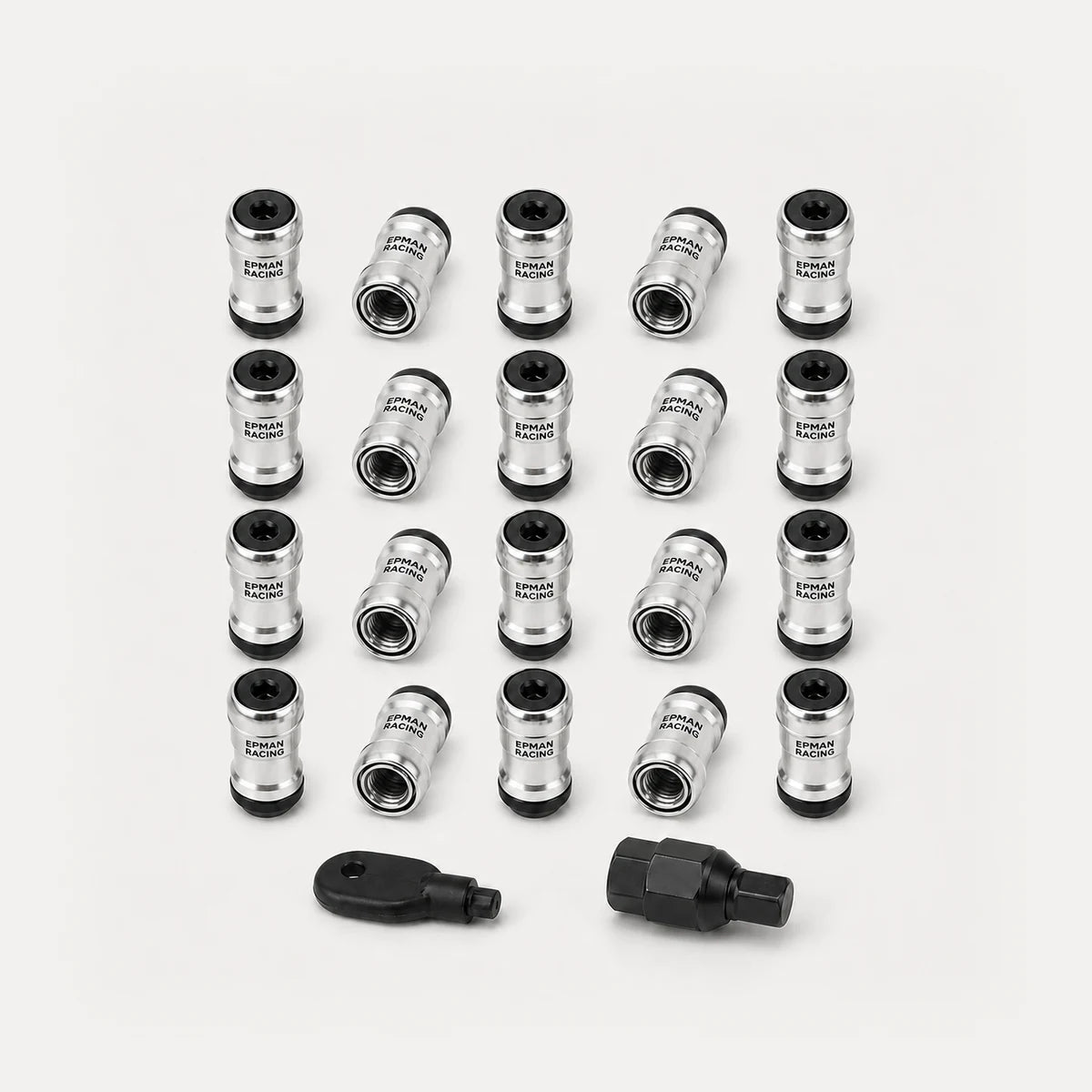 Kit 20 Tuercas Lug Nuts Epman 12x1.25 Acero Seguridad. [IRP-CATALOG:BULO010-NEG-1.25-GALLERY-3-C.webp:482fcd9cab730d78]