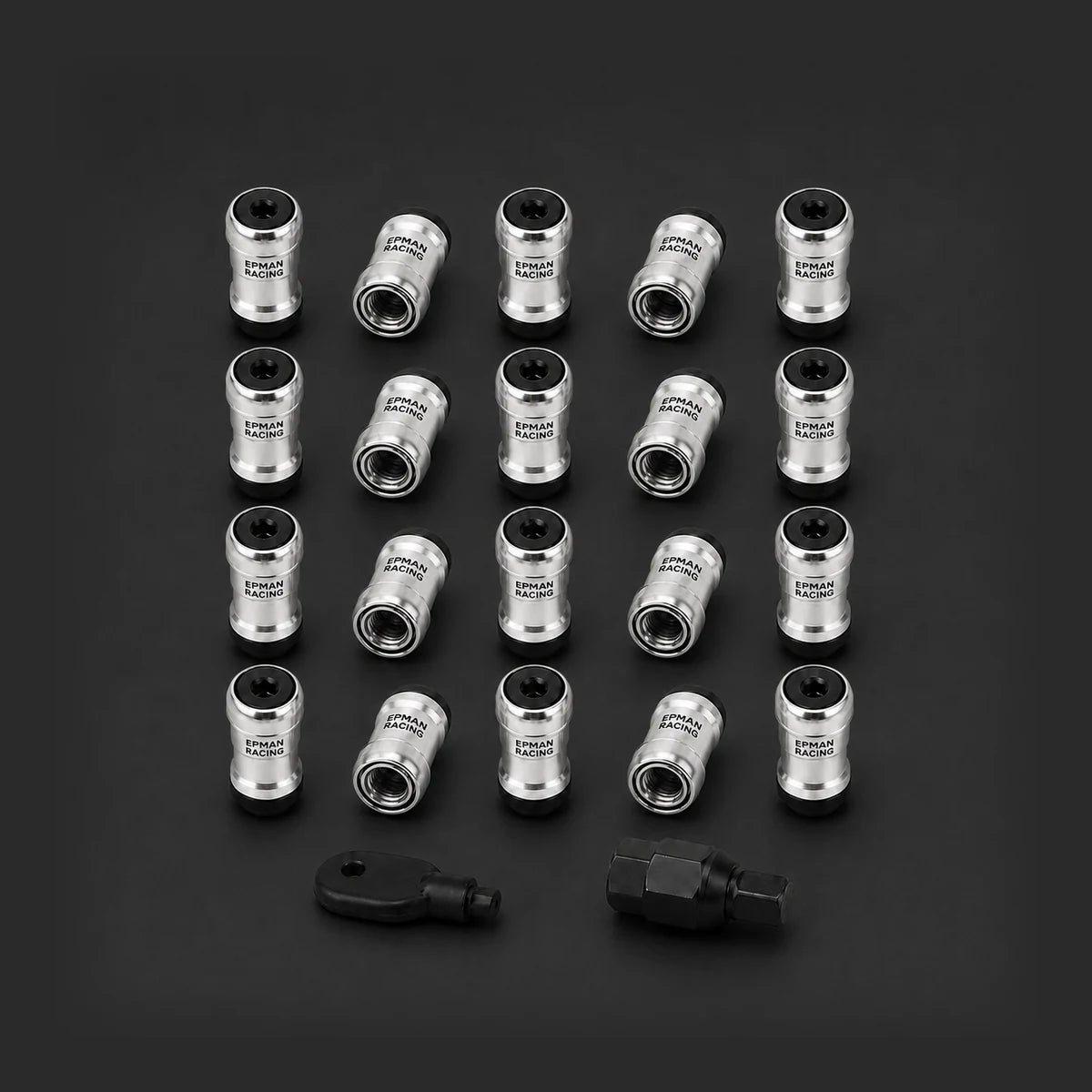 Kit 20 Tuercas Lug Nuts Epman 12x1.25 Acero Seguridad. [IRP-CATALOG:BULO010-NEG-1.25-GALLERY-3-O.webp:794724a4f999416f]