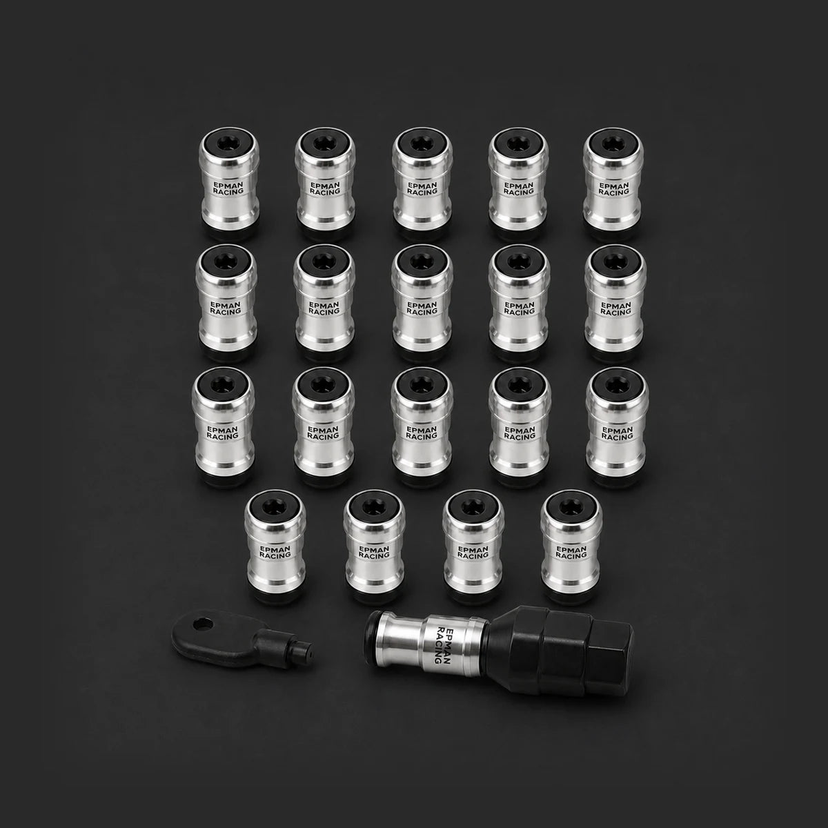 Kit 20 Tuercas Lug Nuts Epman 12x1.25 Acero Seguridad. [IRP-CATALOG:BULO010-NEG-1.25-GALLERY-4-O.webp:88d21a172dd78dba]