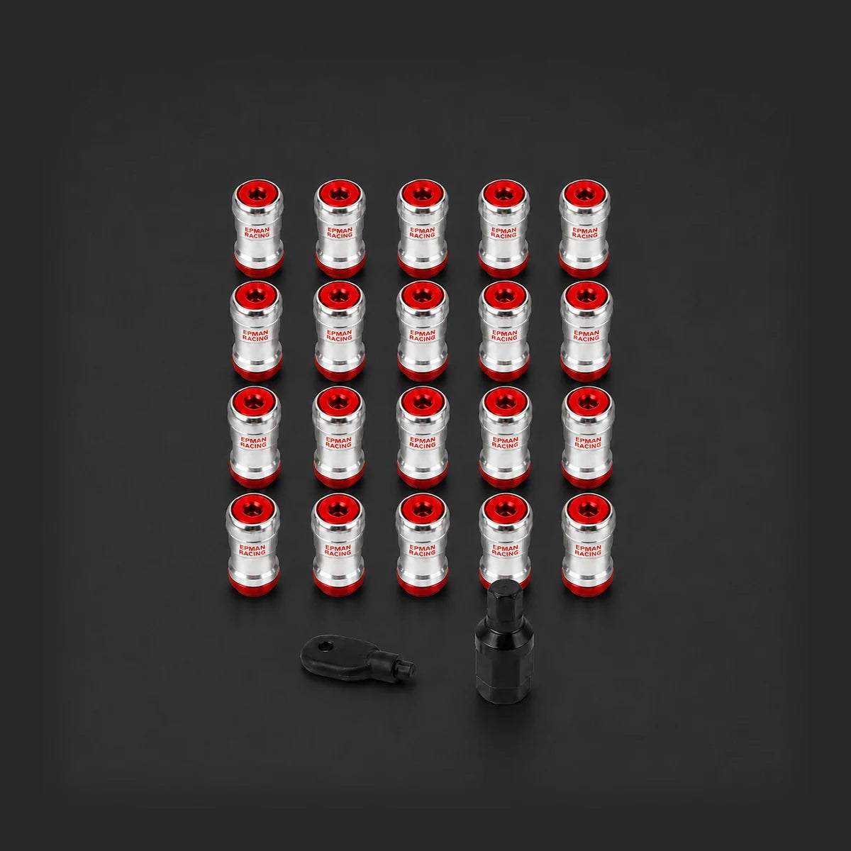 Kit 20 Tuercas Lug Nuts Epman 12x1.25 Acero Seguridad. [IRP-CATALOG:BULO010-ROJ-1.25-GALLERY-1-O.webp:36762aa94ecf4508]