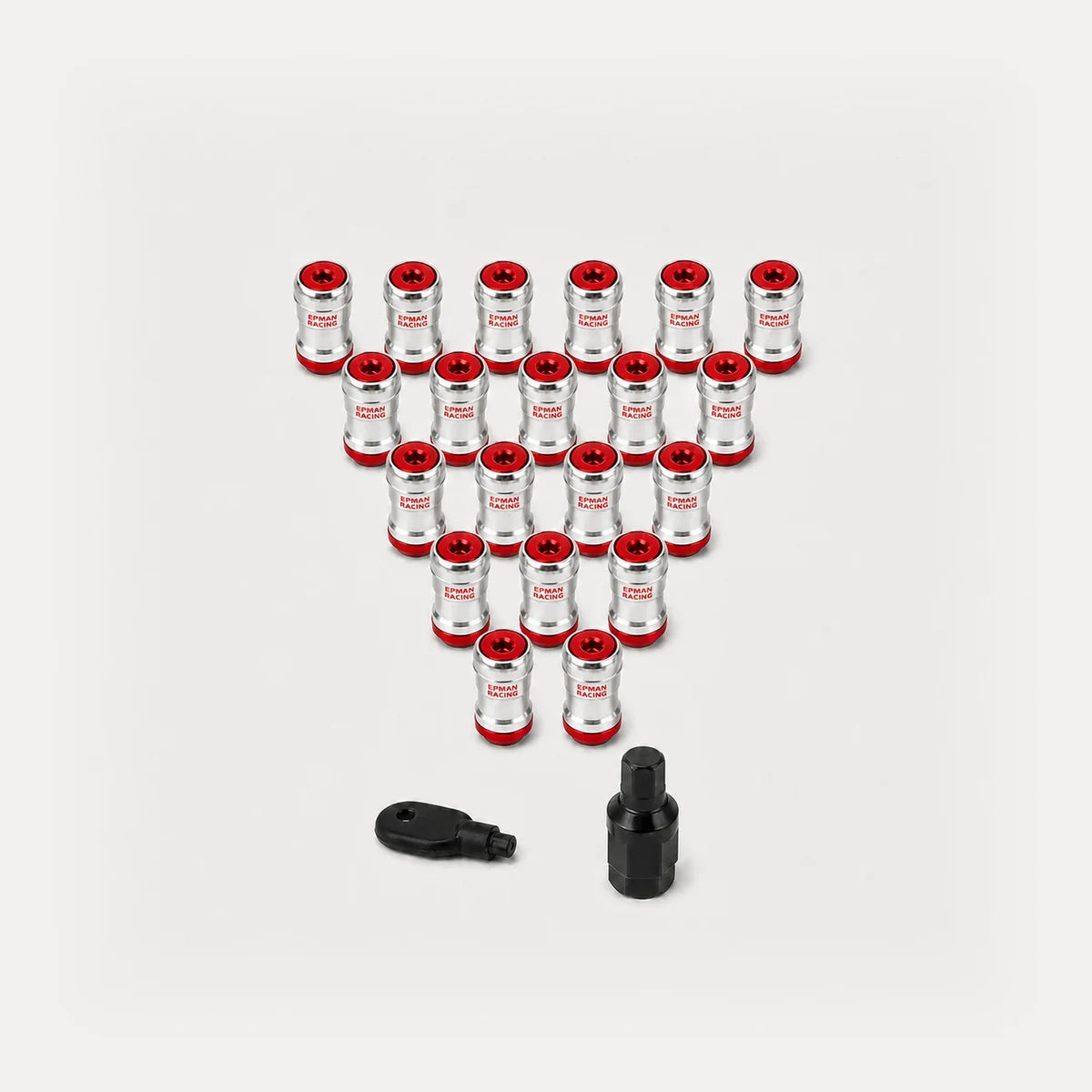 Kit 20 Tuercas Lug Nuts Epman 12x1.25 Acero Seguridad. [IRP-CATALOG:BULO010-ROJ-1.25-GALLERY-2-C.webp:4da00485fa508680]