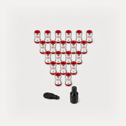 Kit 20 Tuercas Lug Nuts Epman 12x1.25 Acero Seguridad. [IRP-CATALOG:BULO010-ROJ-1.25-GALLERY-2-C.webp:4da00485fa508680]